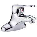 Double Hole Bilik Mandi Perlawanan Perkakasan Brass Basin Faucet